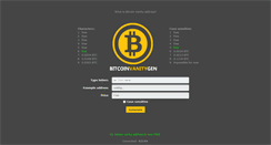 Desktop Screenshot of bitcoinvanitygen.com